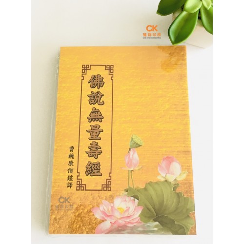 佛說無量壽經 - 繁体、汉语拼音 (平装 5" x 7") 